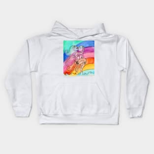 When the Wind Fell in Love with the Cloud Kids Hoodie